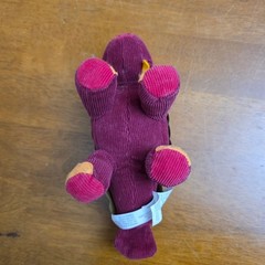 Gund Aaah Dinosaur Adam Mini Plush Ankylosaurus Corduroy Red Dino Sound Toy