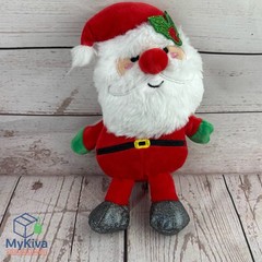 Santa Claus Christmas Plush 8in Red White Holiday Time Stuffed Toy
