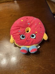Shopkins D’Lish Donuts Pink with Sprinkles 14″ Plush Pillow