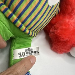 50 Years And Counting Collection Lot 5 Sesame Street Plush Set Pre Owned