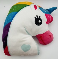 Rhode Island Novelty 16″ X 13” Unicorn Soft Plush Pillow 100% Polyester
