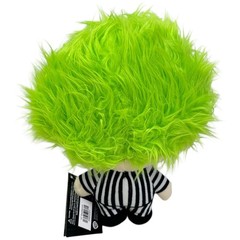 Beetlejuice Plush 10″ Tall 2024 Toy Factory New With Tags Green Hair Pinstripe