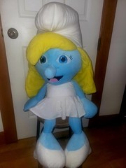 RARE JUMBO SMURFETTE SMURFS 2- 2013 Official Movie NOT FOR RESALE Display 38″