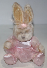 Hugfun Ballerina Bunny Rabbit 11″ Pink Tutu Ballet Shoes Soft Stuffed Jointed
