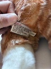 GUND Goldwin Tabby Cat Plush 18 in Orange White Kitten Stuffed Animal 11058