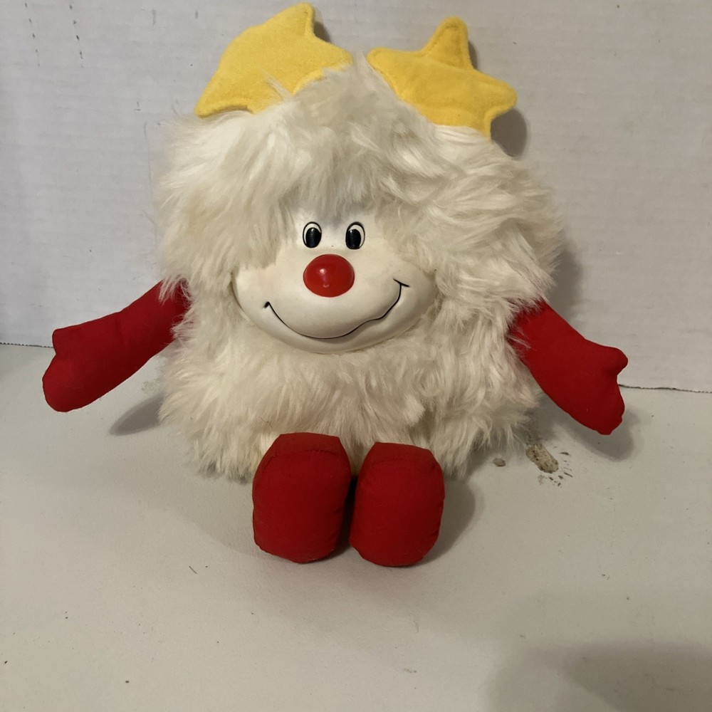 Vintage Rainbow Bright Twink Plush 1983 White Sprite 12″ Mattel