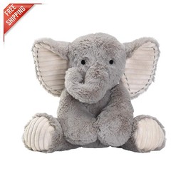 Soft Plush Elephant Stuffed Toy – Jett the Gray Elephant for Baby Boys & Girls