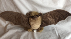 Wild Republic Brown Bat Plush Stuffed Animal Wing Span 18″