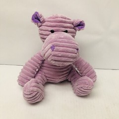 Apricot lamb Plush Hippo Toy Stuffed Animal Purple 8″ Plushie Hippopotamus BIN26