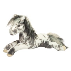 Starsky 15″ Appaloosa Horse Plush Stuffed Animal Douglas black white dapple gray