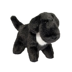 Douglas Toys Linda Black Lab Mix Muzzle Plush Stuffed Animal Toy, 6″ long