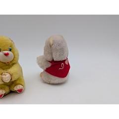 Bear Plush Mini Pincher Hugger Clip 3 Inch Yellow White Lot Stuffed Animal Toy