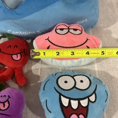 Lot of JOLLY RANCHER HARD CANDY Plush Stuffed Figures / Pillows 1 Pc Missing