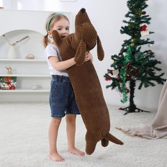36 Inch Dachshund Dog Stuffed Animal Plush Long Weiner Body Pillow, Cute Funny