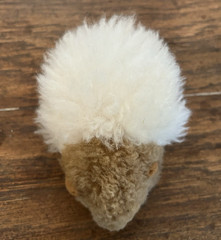 Peruvian Alpaca Fur Plush Set Rabbit Guinea Pig Handmade Soft Cuddly Collectible