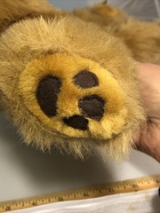 Swibco Laying Down Brown Bear Plush 1998 “Sable Jr.” Stuffed Animal 12” Vintage