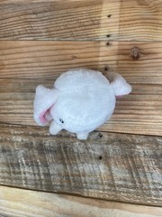 Hallmark White Bunny Plush 7” Furry Rabbit Long Ears Stuffed Animal Doll Kid Toy