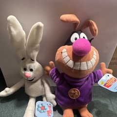 Vintage General Mills Trix rabbit and Cookie Crisp Chip theCookie Hound New!