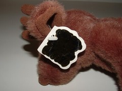 Reindeer / Moose 11″ Plush Animal, Unipak, Age Unknown, pre-owned (With Tag)