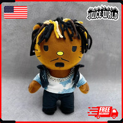 Juice Wrld Plush Hello Kitty Rapper Plushie Soft