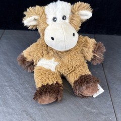 Warmies Junior Microwavable Plush Cow 9″ Scented Cozy Heat Pack A