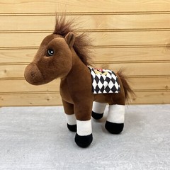 FOCO Horse Pont 10″ Plush Toy Stuffed Animal Blanket with Unknown Logo