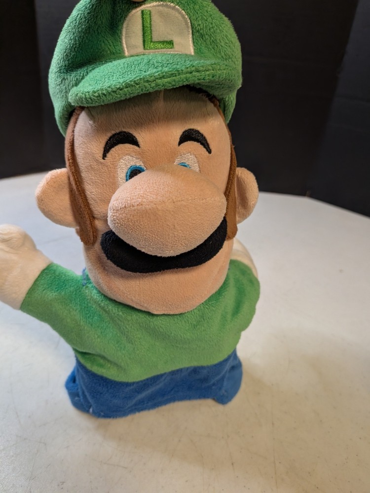 Luigi Super Mario Bros. Hand Puppet Plush 2018 🔥