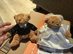 Cherished Teddies Groom Brown Teddy Bear Plush Stuffed Animal Tuxedo (4 inch)