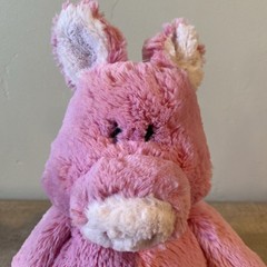 Mary Meyer Marshmallow Zoo Pig Plush Doll Pink Soft Floppy Lovey