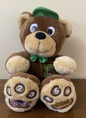 Interactive Teddy Bear Storytelling Plush 3 Little Pigs General Creation 9″ 1998