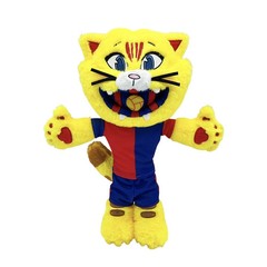 FC Barcelona Cat Mascot Plush 12 Inch Football Club Barca Soft Toy