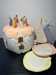NEW Pillowfort BIRTHDAY CAKE PLAY SET – 7 PIECES – PLUSH