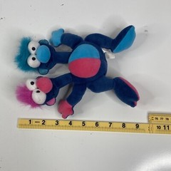 Vintage BESTEVER 1999 Shank & Dank “Pet Alien” episode 9″ Plush Two Headed RARE