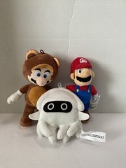 Nintendo Plush Mario Brown Raccoon Super Mario Blooper Ink Squid Mario Kart