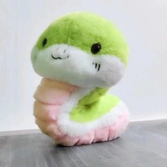 25CM Cute Snake Baby Plush Doll Valentine Gift Soft Animal Toy for Her Kids