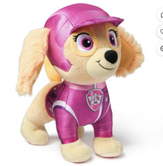 Ty PAW Patrol Skye Pink & Tan Dog Stuffed Animal Plush, Small 6-14in, Washable