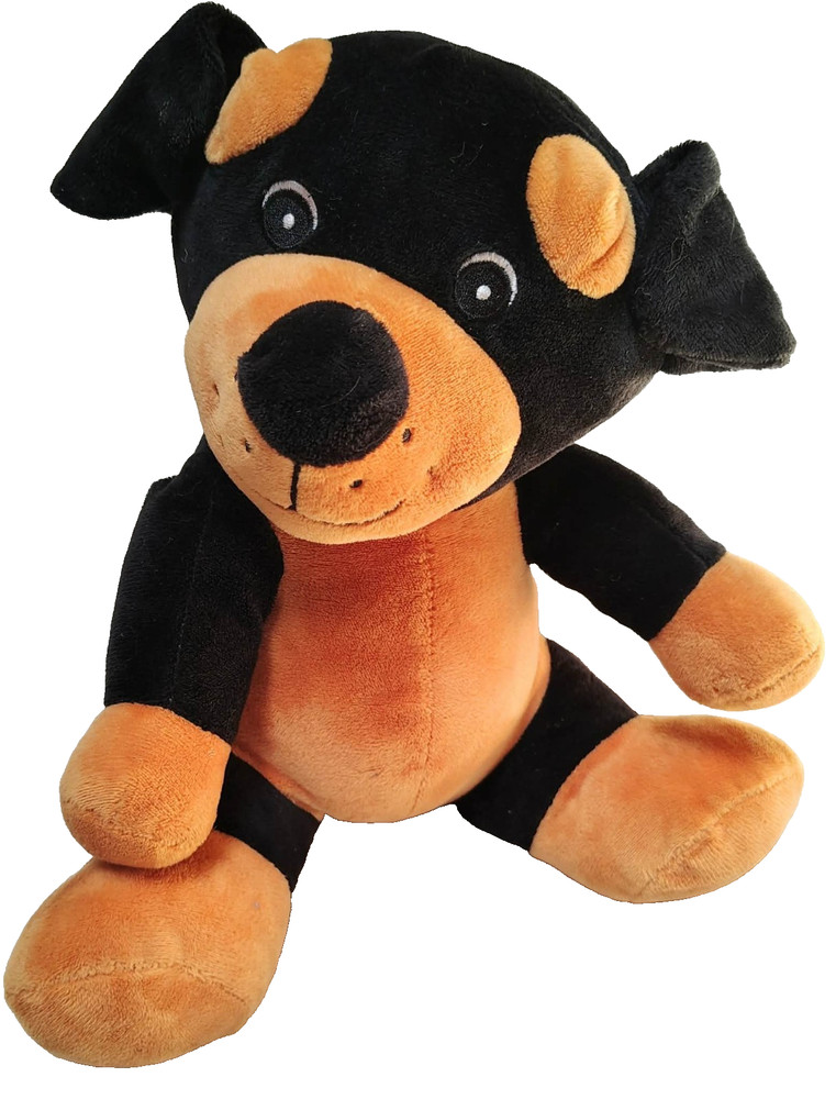 Progressive Plush Rottweiler Puppy Dog Black Brown Keaton Lane Stuffed Animal