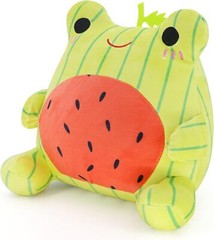 9-inch Super Soft Plush Toy Cute Watermelon Frog Kawaii Collectible Stuffed Toy