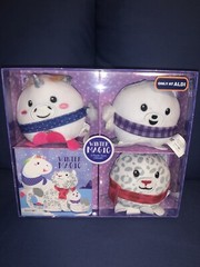 Squishmallow 5” Urielle Fletcher Luna Fox Leopard Unicorn Winter Plush Book Set