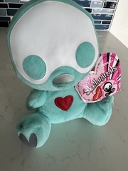 Skelanimals 6″ Quackee Duck Jakks Pacific Aqua Plush RARE