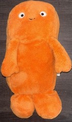 RARE BabyFirst TV First Mate Hugg Plush Orange Toy 13″ Huggs Baby First US59