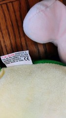 Ty Pillow Pals Lot of 3 Frog, Pig & Turtle 14″ Plush Stuffed Animal Toy 1994-96