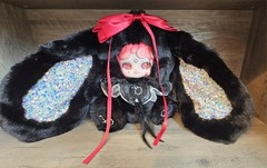 Bella 600% Black Dream Catcher Plush Doll blind box liquid eyes