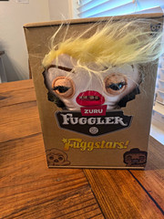 ZURU Fuggler Fuggstars Monster Plush Blind Box Blonde/White Small