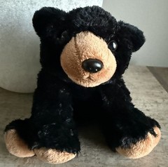 Wild Republic Plush 8″ Black Bear Cub Baby Soft Stuffed Animal Toy fast shipping
