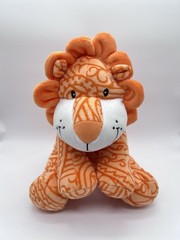 Fiesta Lion Plush Stuffed Animal Toy Orange 11”