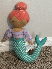 TARGET PILLOWFORT 16″ PLUSH MERMAID DECORATIVE PILLOW ROOM DECOR