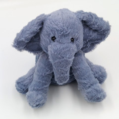 Jellycat Fuddlewuddle Elephant Plush Blue grey Retired 5”