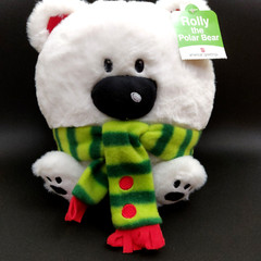 Rolly The Polar Bear American Greetings Winter Christmas Plush New w/Hang Tag