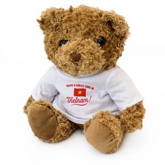HAVE A GREAT TIME IN VIETNAM Teddy Bear – Cute Cuddly – Holiday Gift Present